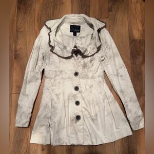 Daytrip 100% Cotton Lightweight Jacket, Mid Length, Tie-Dye Size Medium